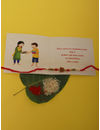 YouBella Rakhi and Greeting Card Combo for Brother, Rakhi Gift for Brother/Bhaiyya/Bhai (Style 2)